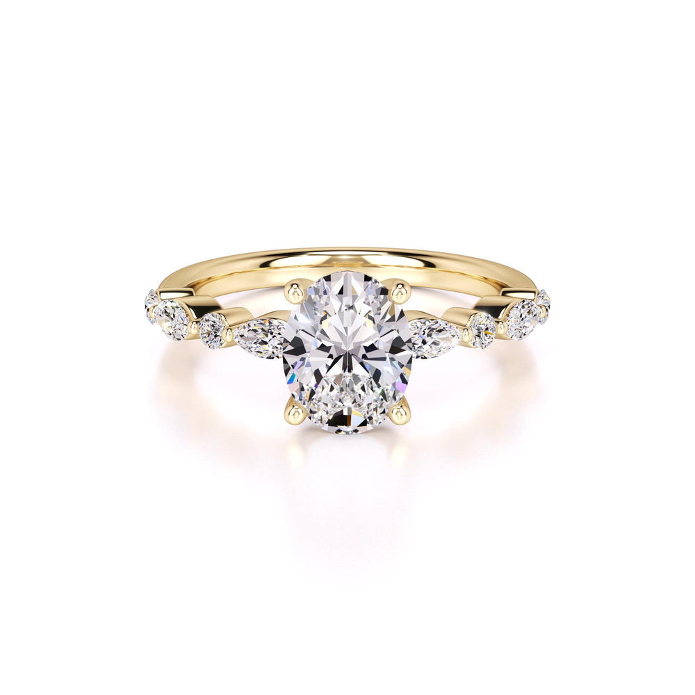 Aria Lab Grown Diamond Ring | Yellow Gold | 1