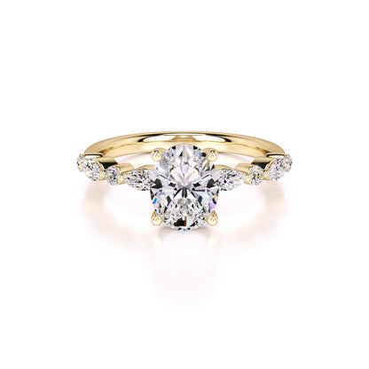 Aria Lab Grown Diamond Ring | Yellow Gold | 1