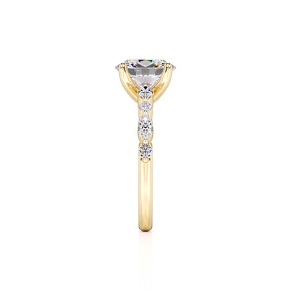 Aria Lab Grown Diamond Ring | Yellow Gold | 4