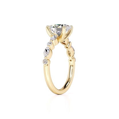 Aria Lab Grown Diamond Ring | Yellow Gold | 3