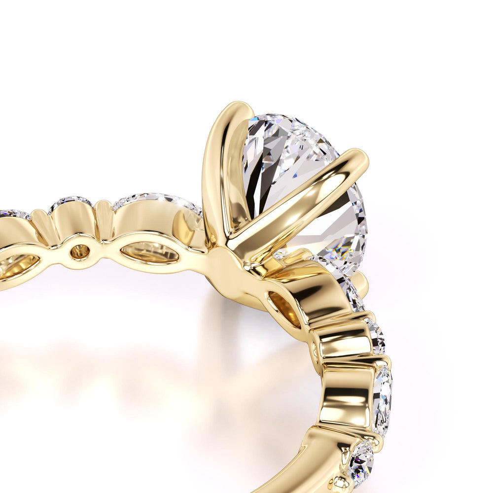 Aria Lab Grown Diamond Ring | Yellow Gold | 2