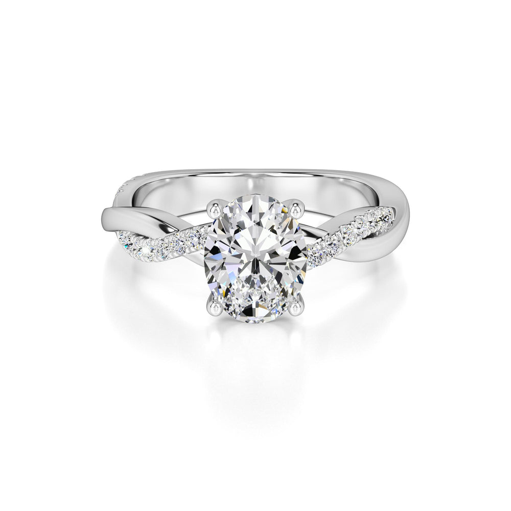 Lacey Lab Grown Diamond Ring | White Gold | 1