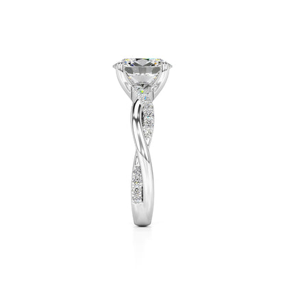 Lacey Lab Grown Diamond Ring | White Gold | 4