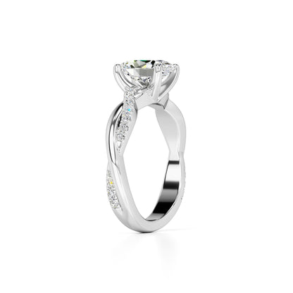 Lacey Lab Grown Diamond Ring | White Gold | 3