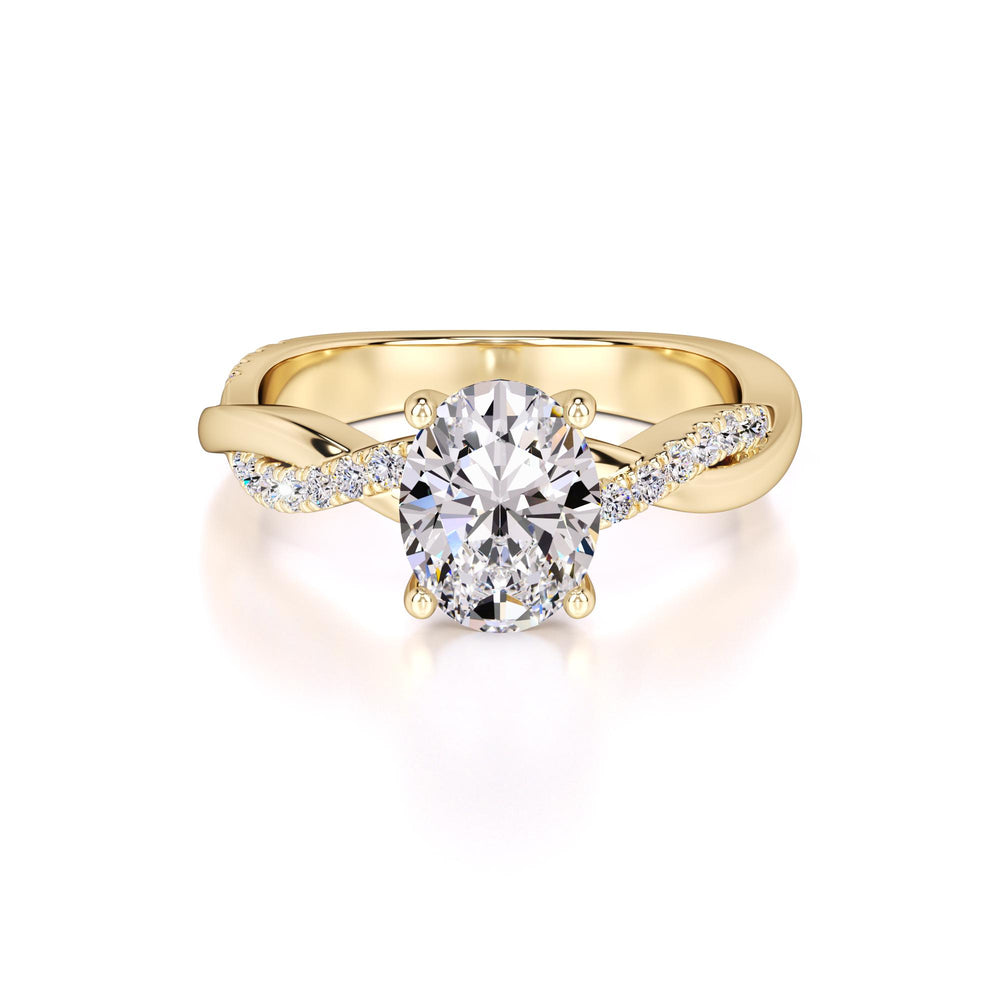 Lacey Lab Grown Diamond Ring | Yellow Gold | 1