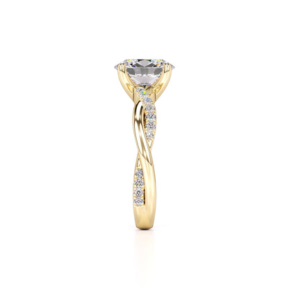 Lacey Lab Grown Diamond Ring | Yellow Gold | 4