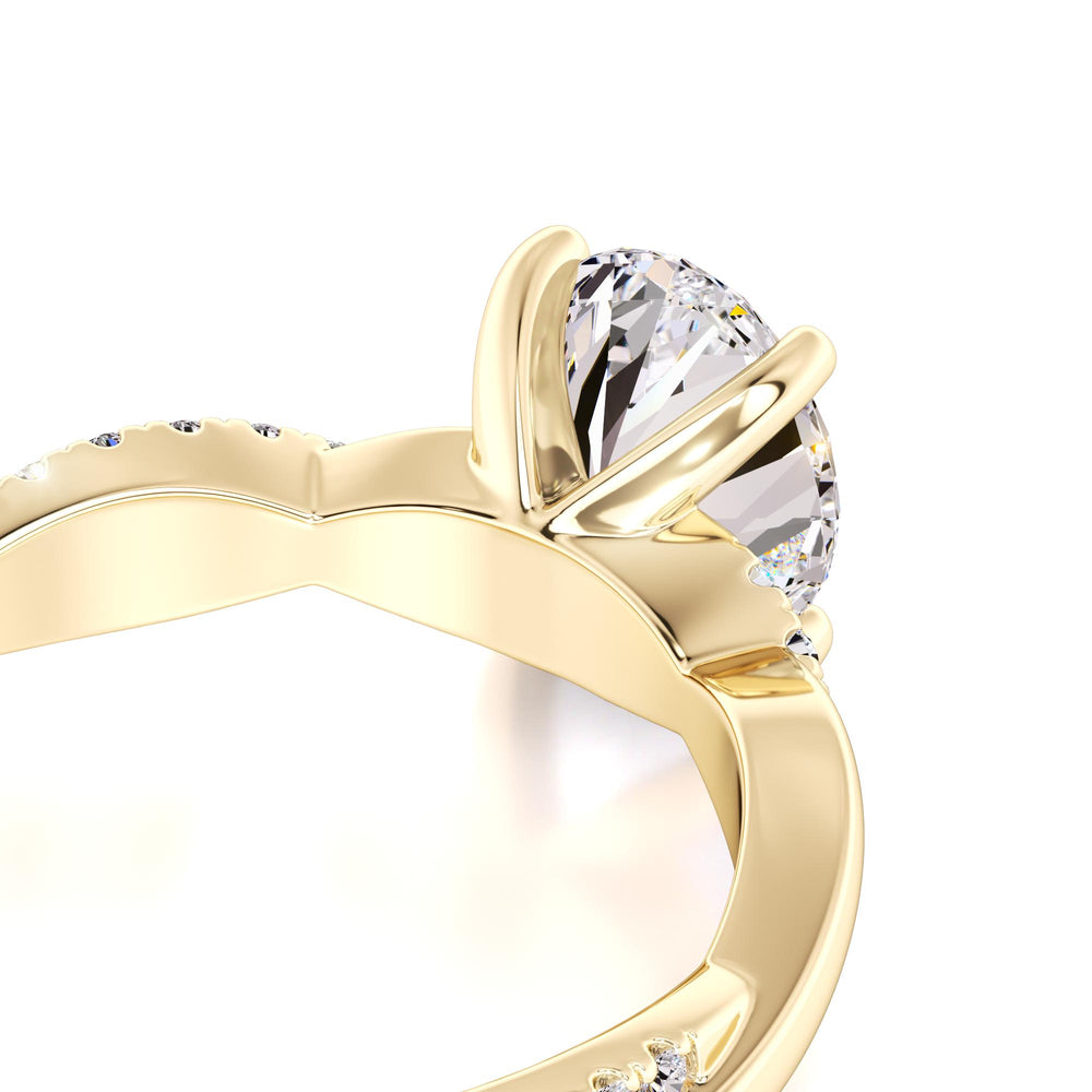 Lacey Lab Grown Diamond Ring | Yellow Gold | 2