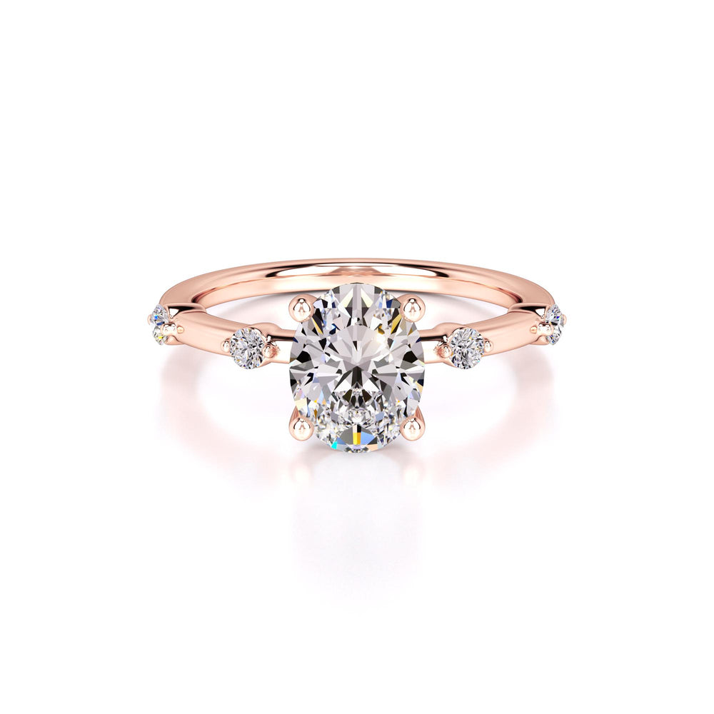 Ruby Lab Grown Diamond Ring | Rose Gold | 1