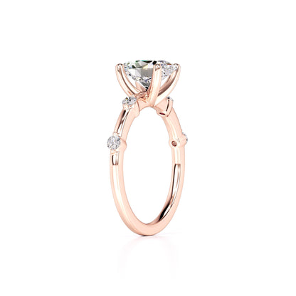 Ruby Lab Grown Diamond Ring | Rose Gold | 3