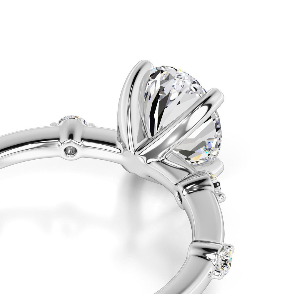 Ruby Lab Grown Diamond Ring | White Gold | 2