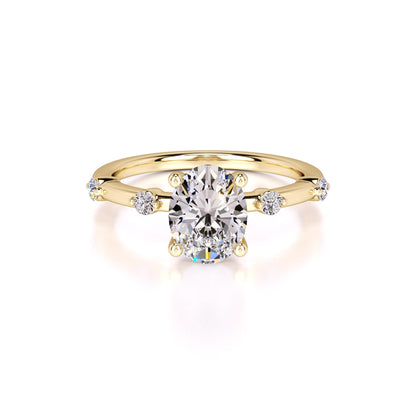 Ruby Lab Grown Diamond Ring | Yellow Gold | 1