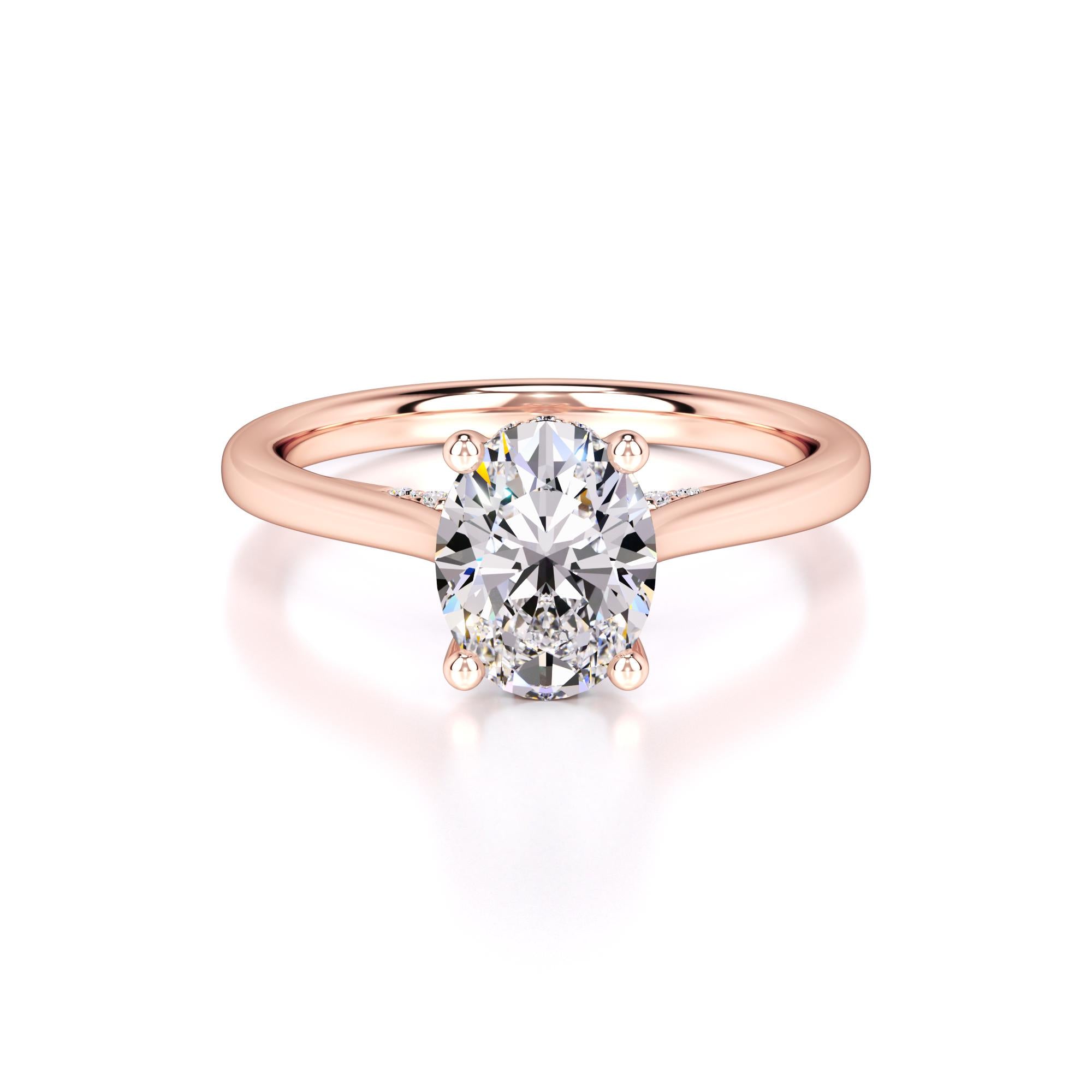 Maya Lab Grown Diamond Ring | Rose Gold | 1