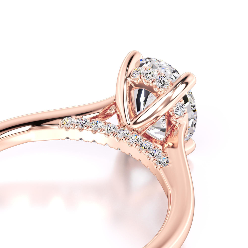 Maya Lab Grown Diamond Ring | Rose Gold | 2
