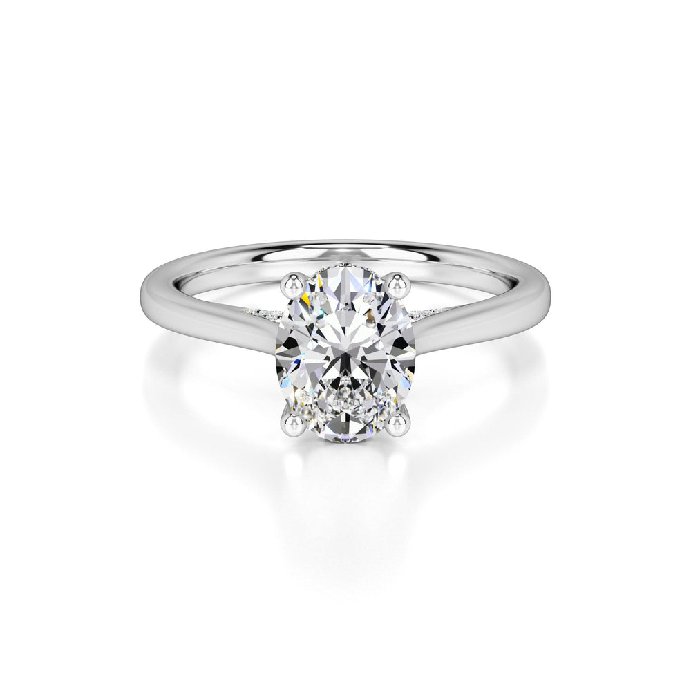 Maya Lab Grown Diamond Ring | White Gold | 1