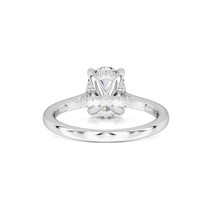 Maya Moissanite & Lab Grown Diamond Ring | White Gold | 3