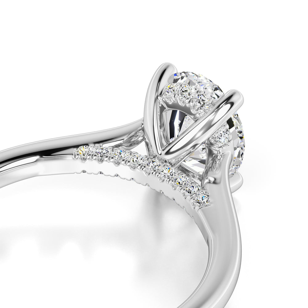 Maya Lab Grown Diamond Ring | White Gold | 2