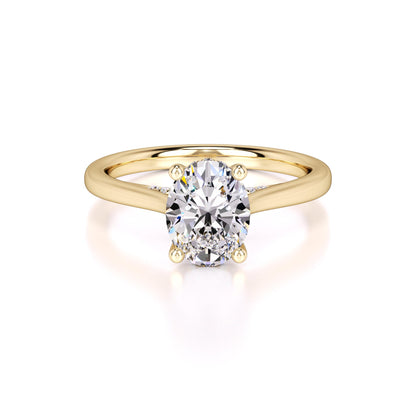 Maya Lab Grown Diamond Ring | Yellow Gold | 1