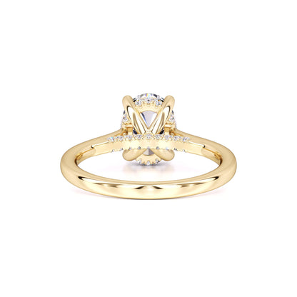 Maya Moissanite & Lab Grown Diamond Ring | Yellow Gold | 3