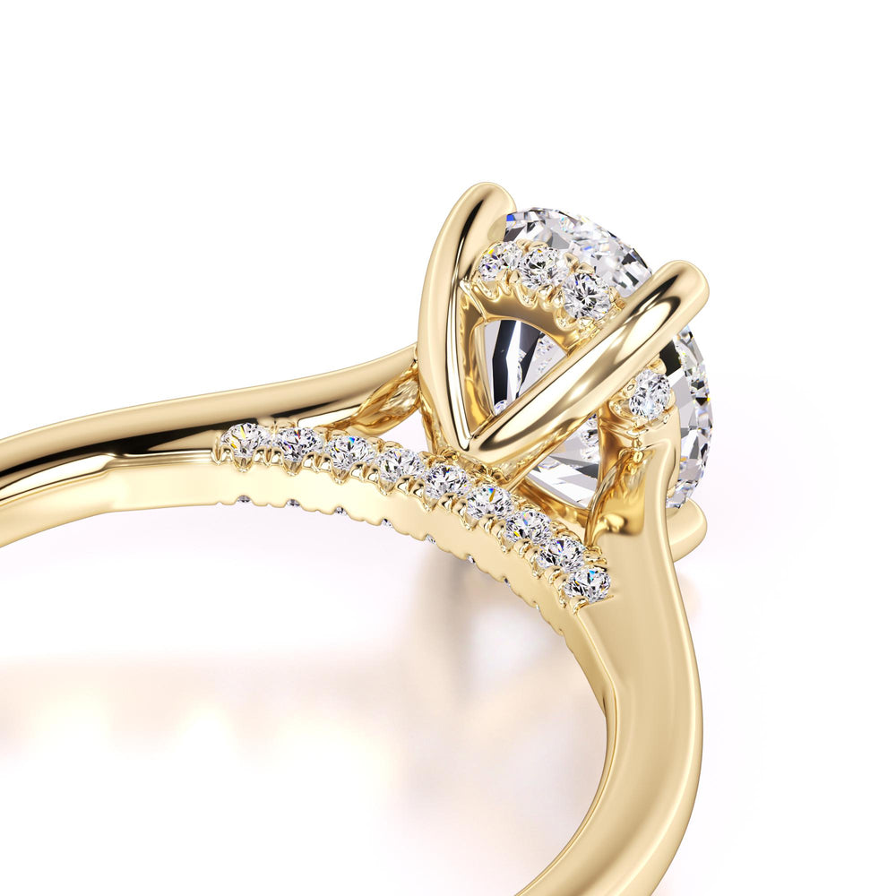Maya Lab Grown Diamond Ring | Yellow Gold | 2