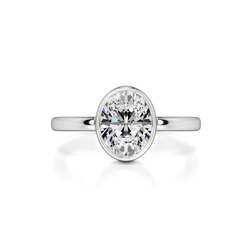 Adriana Moissanite Ring | White Gold | 1