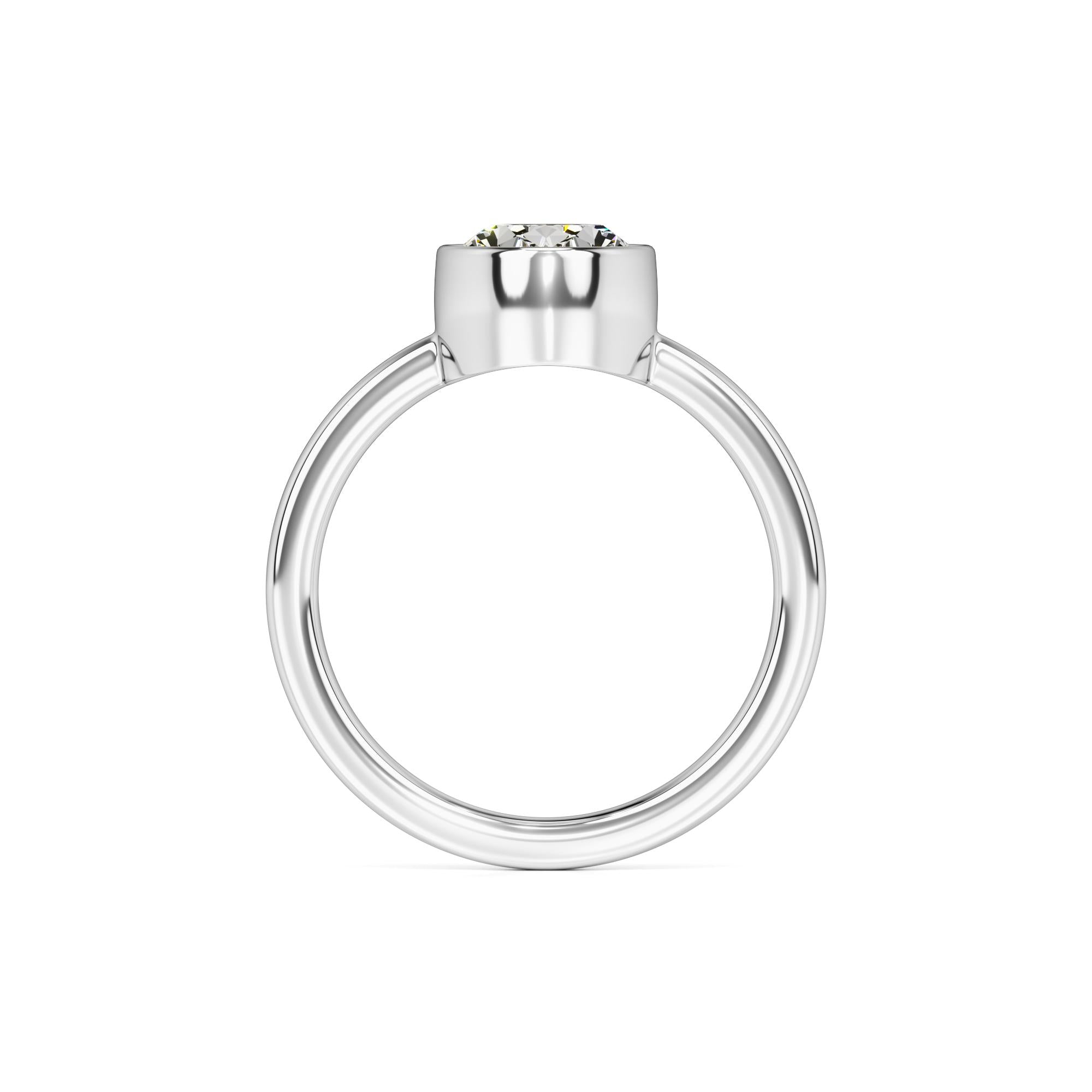 Adriana Moissanite Ring | White Gold | 4