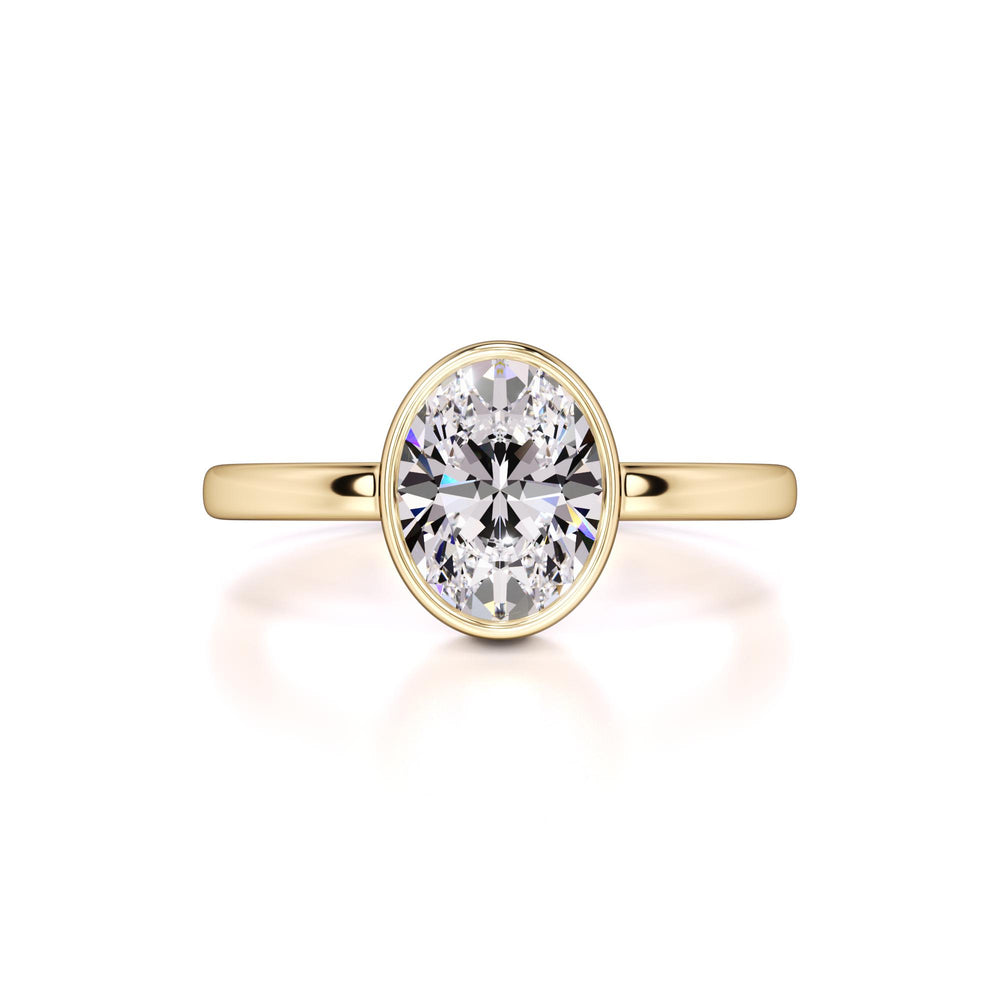 Adriana Moissanite Ring | Yellow Gold | 1
