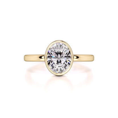 Adriana Moissanite Ring | Yellow Gold | 1