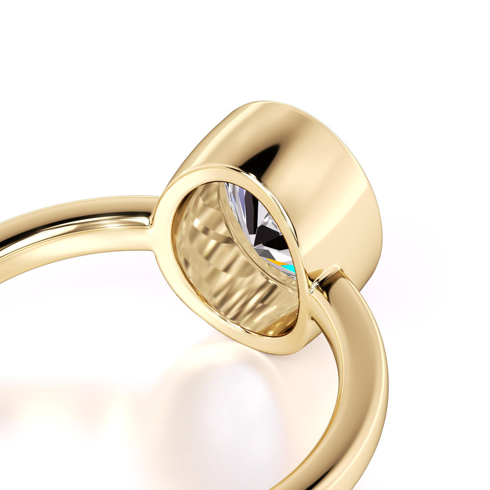 Adriana Moissanite Ring | Yellow Gold | 2