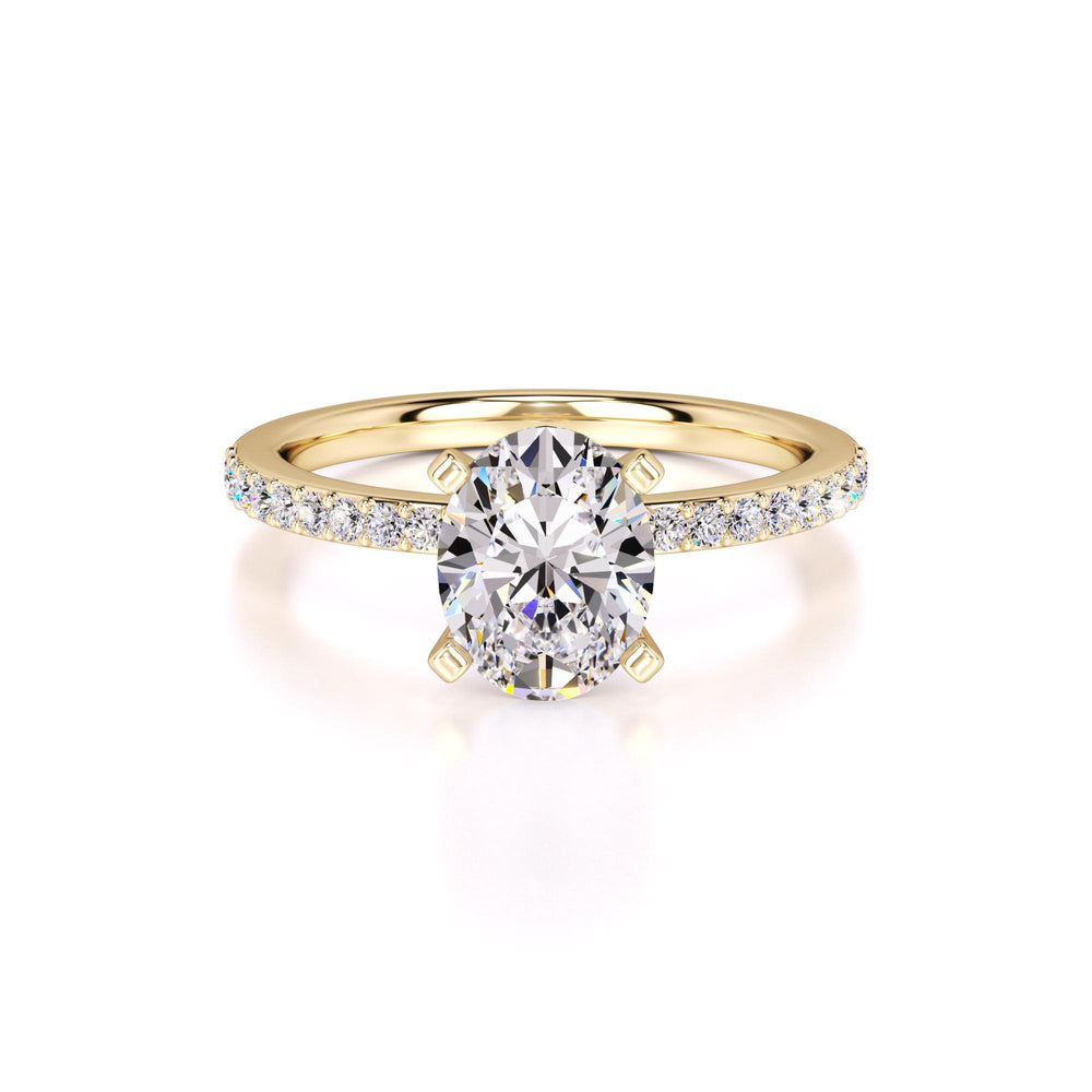 Michelle Lab Grown Diamond Ring | Yellow Gold | 1