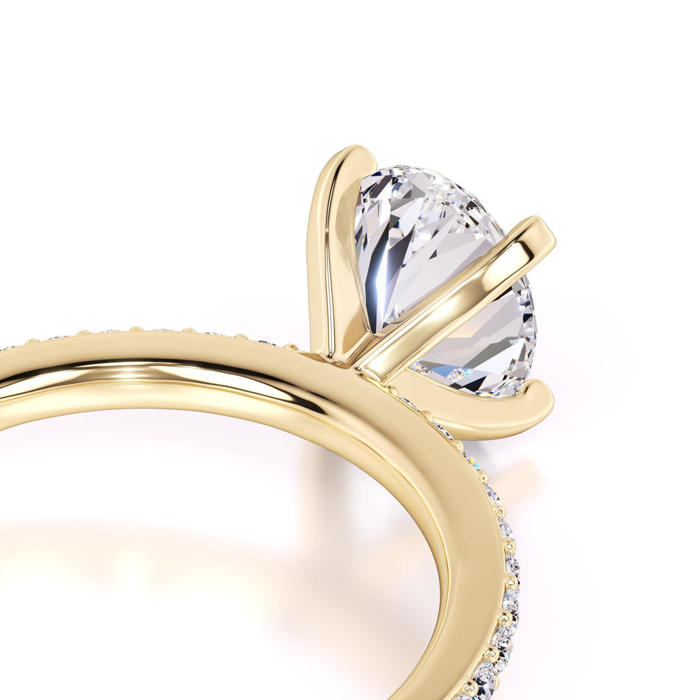 Michelle Lab Grown Diamond Ring | Yellow Gold | 2