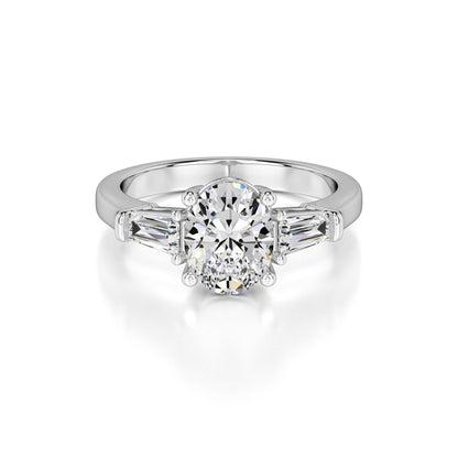 Leah Lab Grown Diamond Ring | White Gold | 1