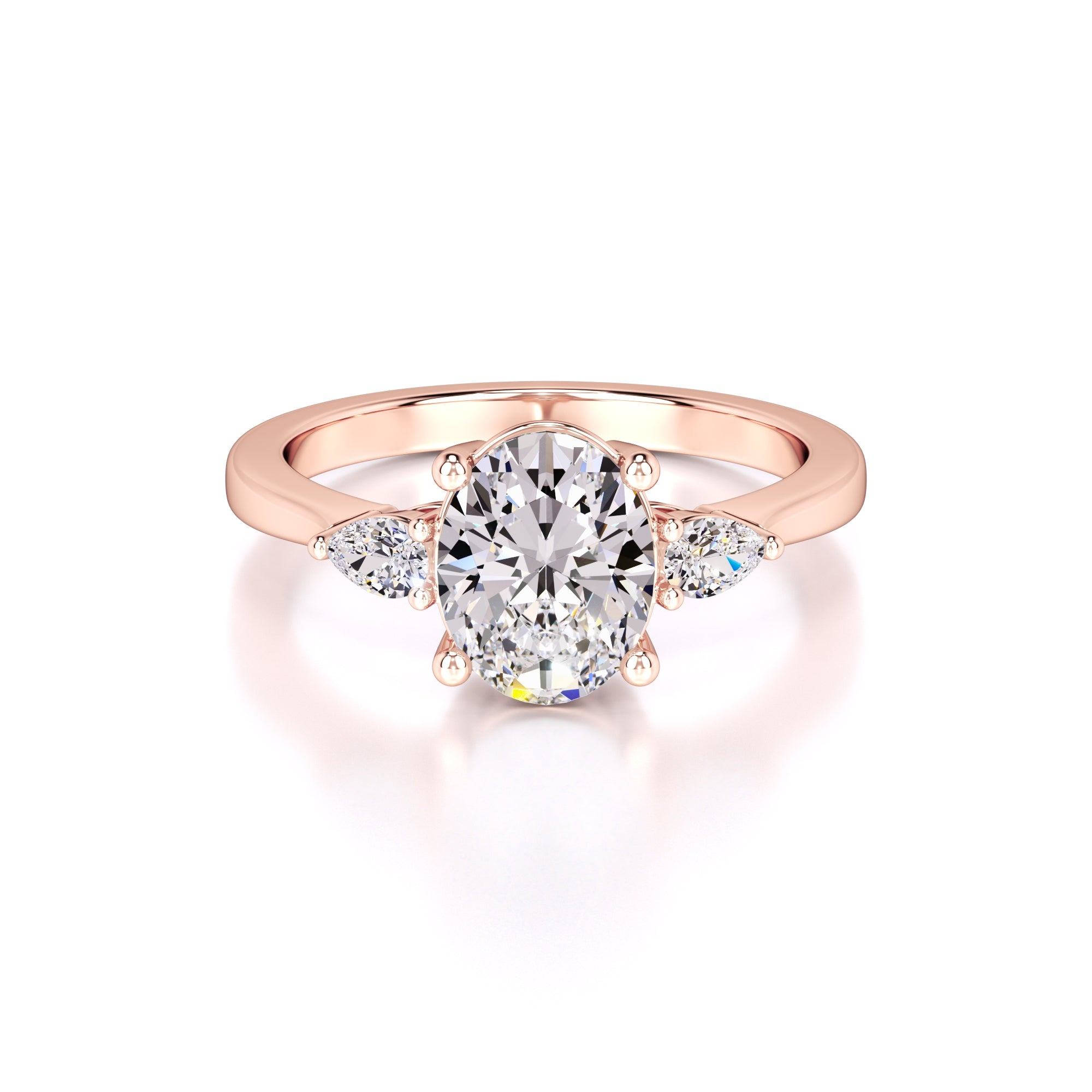 Zara Lab Grown Diamond Ring | Rose Gold | 1