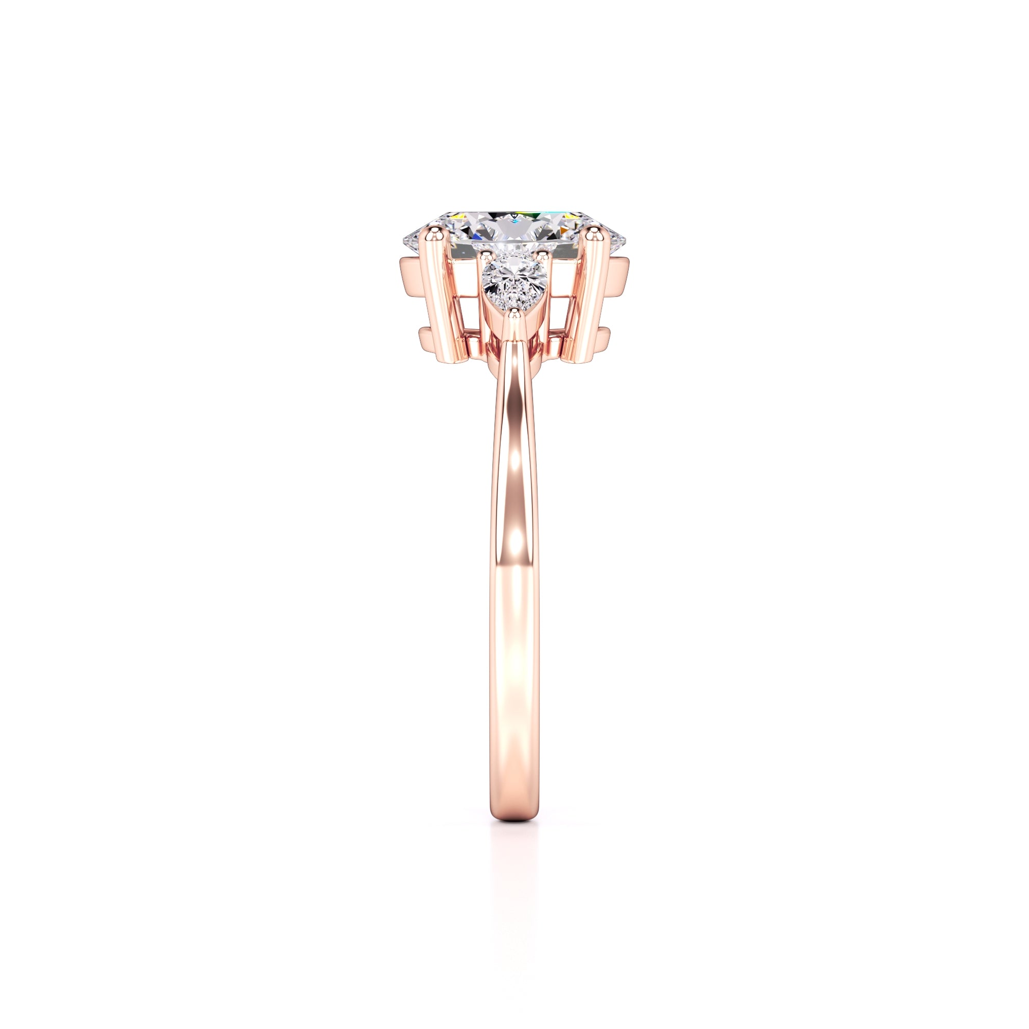 Zara Lab Grown Diamond Ring | Rose Gold | 4
