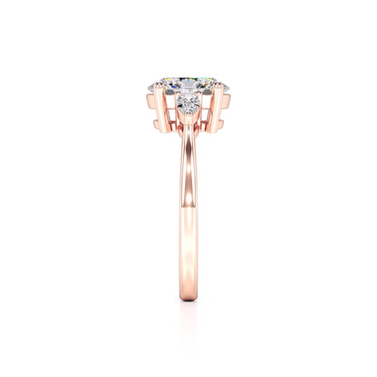 Zara Lab Grown Diamond Ring | Rose Gold | 4