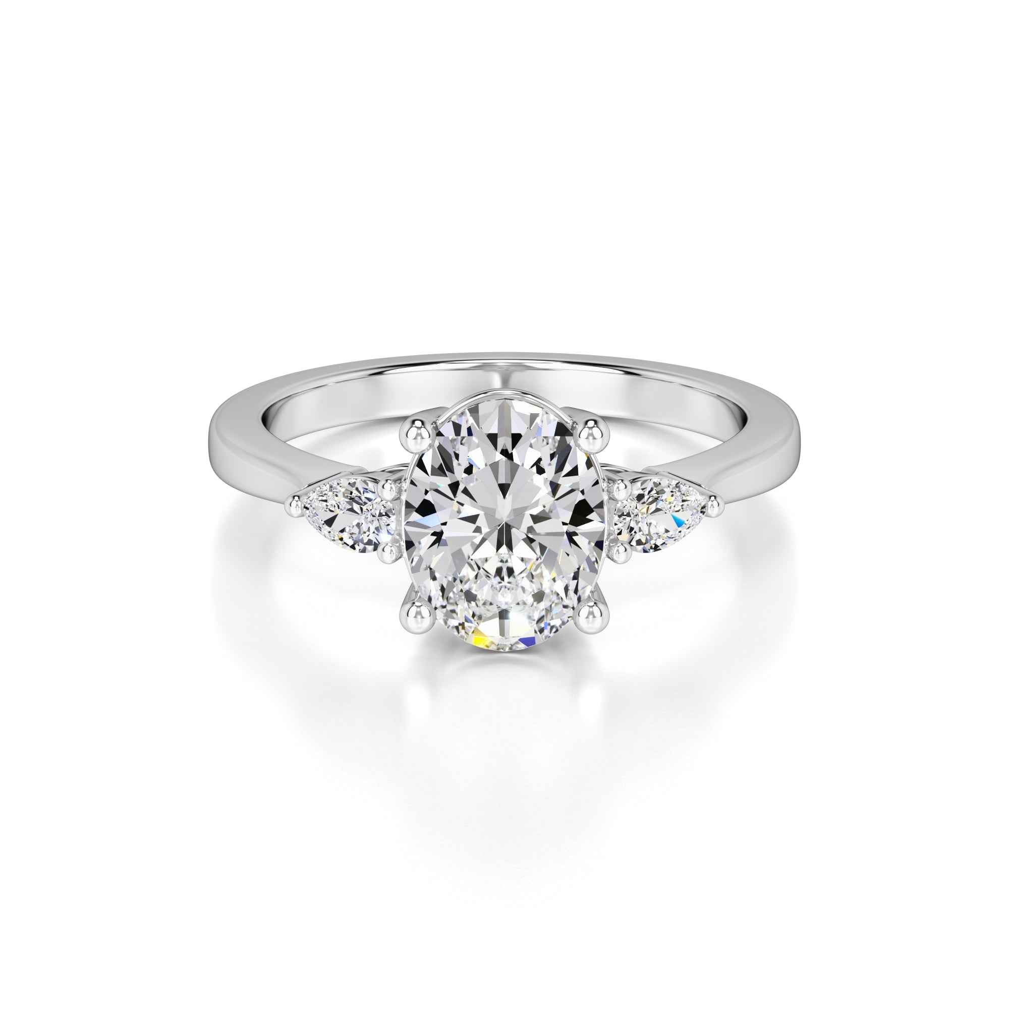 Zara Lab Grown Diamond Ring | White Gold | 1