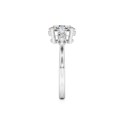 Zara Lab Grown Diamond Ring | White Gold | 4