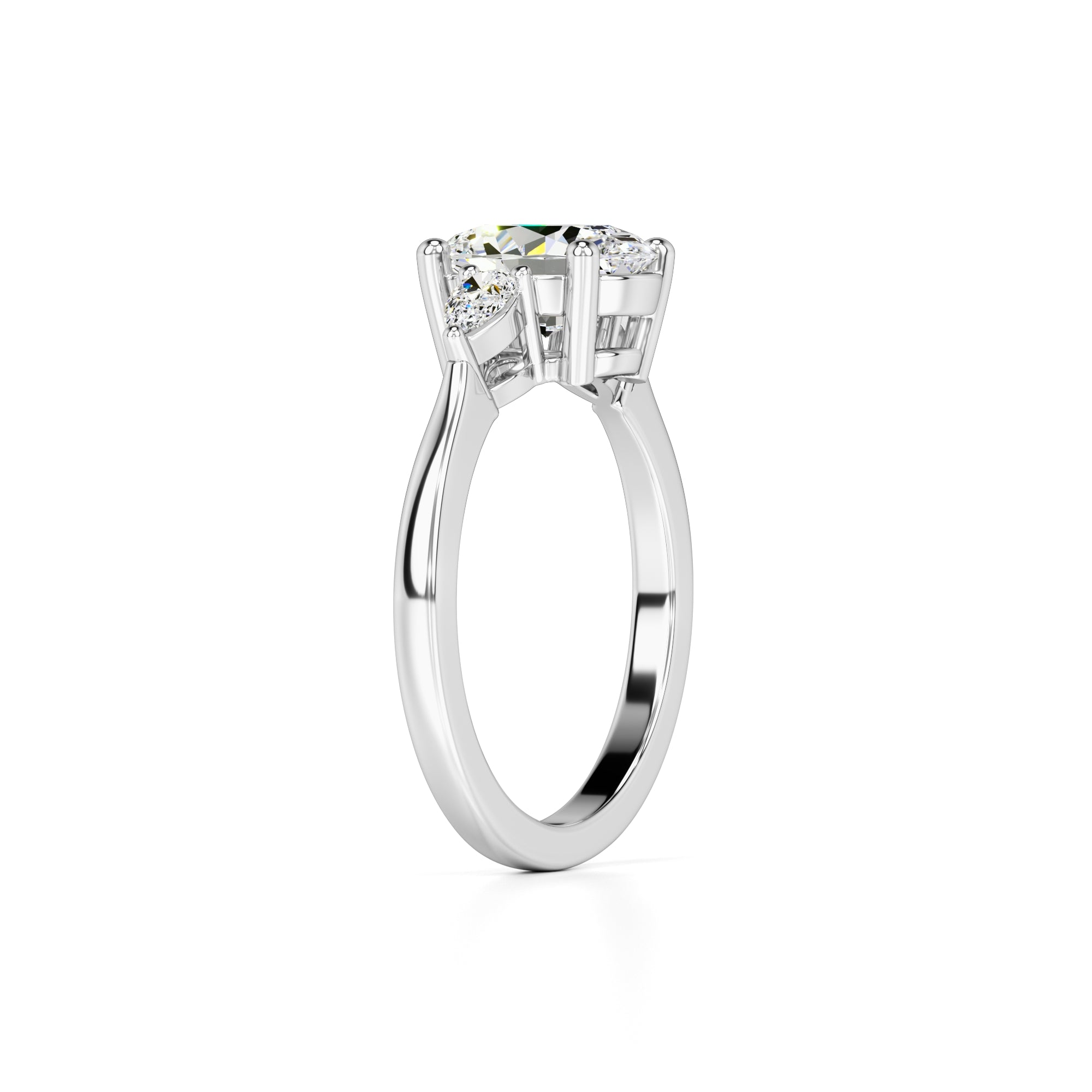 Zara Lab Grown Diamond Ring | White Gold | 3