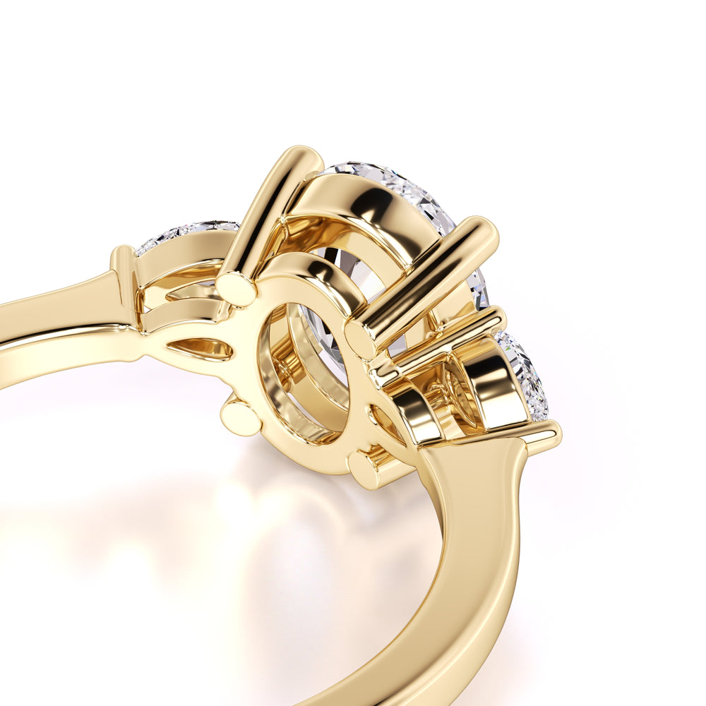 Zara Lab Grown Diamond Ring | Yellow Gold | 2