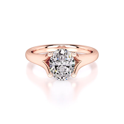 Brianna Lab Grown Diamond Ring | Rose Gold | 1