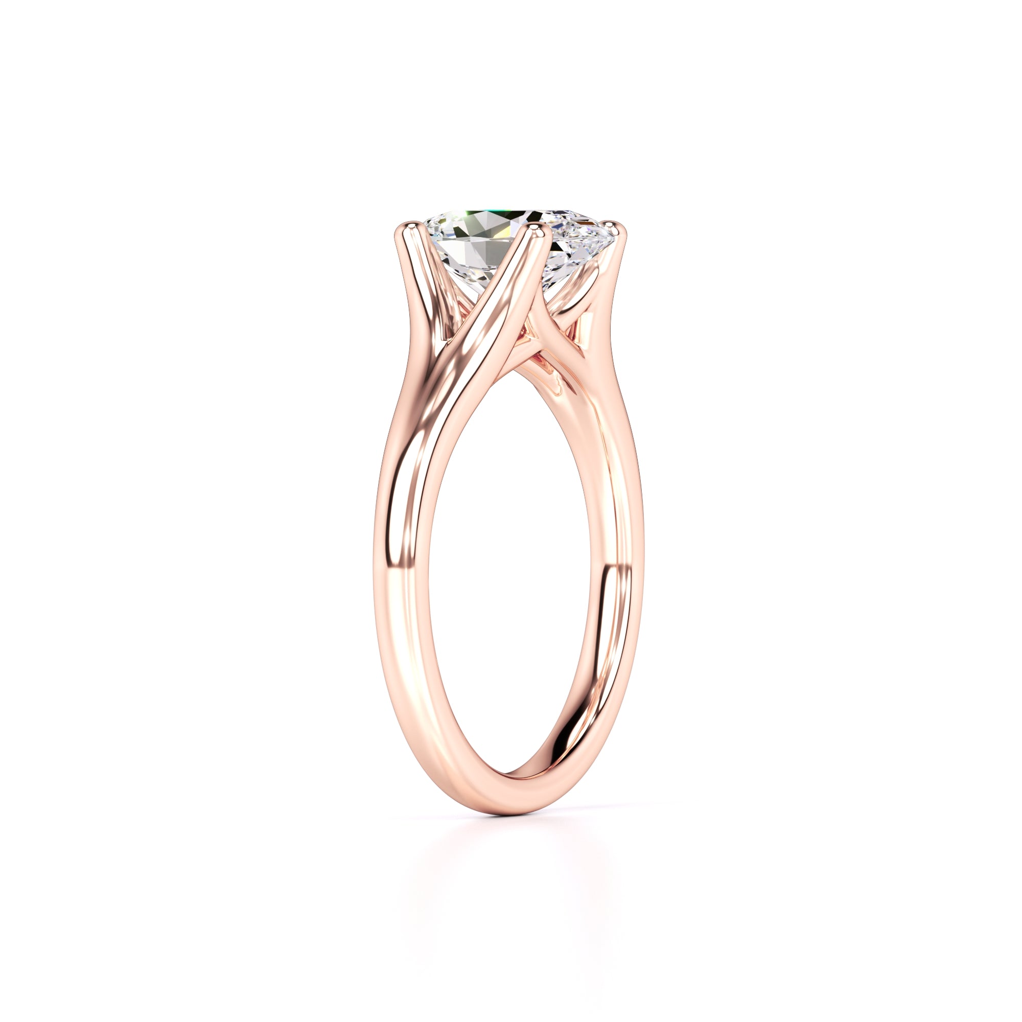 Brianna Lab Grown Diamond Ring | Rose Gold | 3