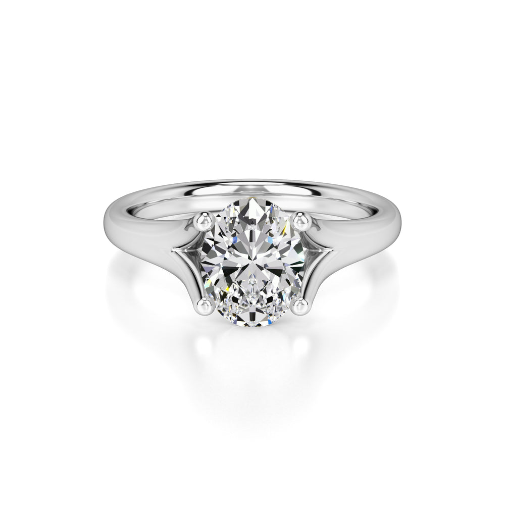 Brianna Lab Grown Diamond Ring | White Gold | 1