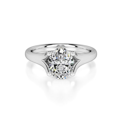 Brianna Lab Grown Diamond Ring | White Gold | 1