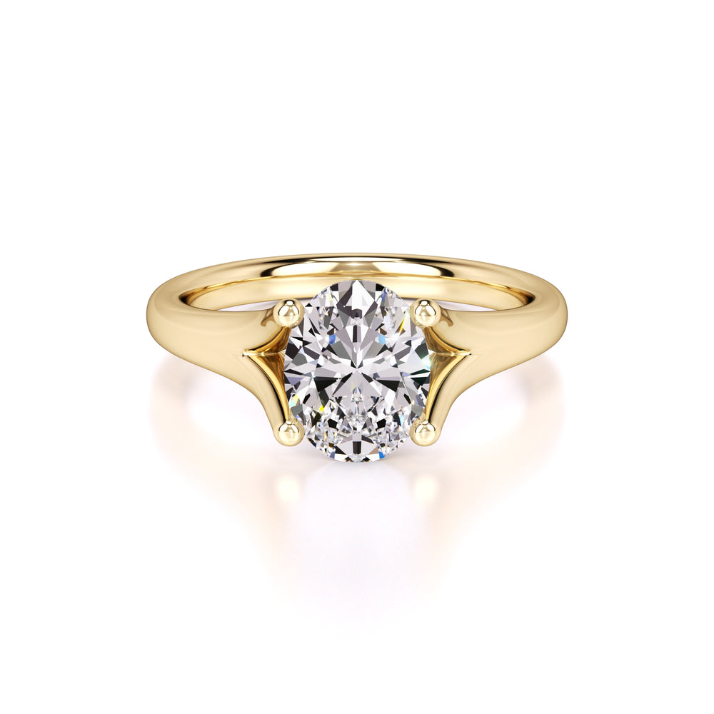 Brianna Lab Grown Diamond Ring | Yellow Gold | 1