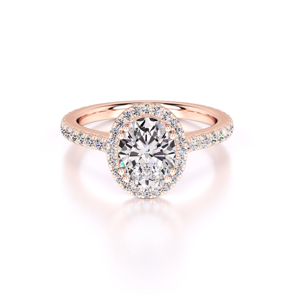 Clara Lab Grown Diamond Ring | Rose Gold | 1