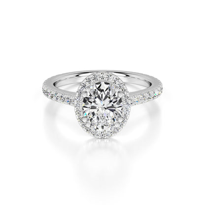 Clara Lab Grown Diamond Ring | White Gold | 1