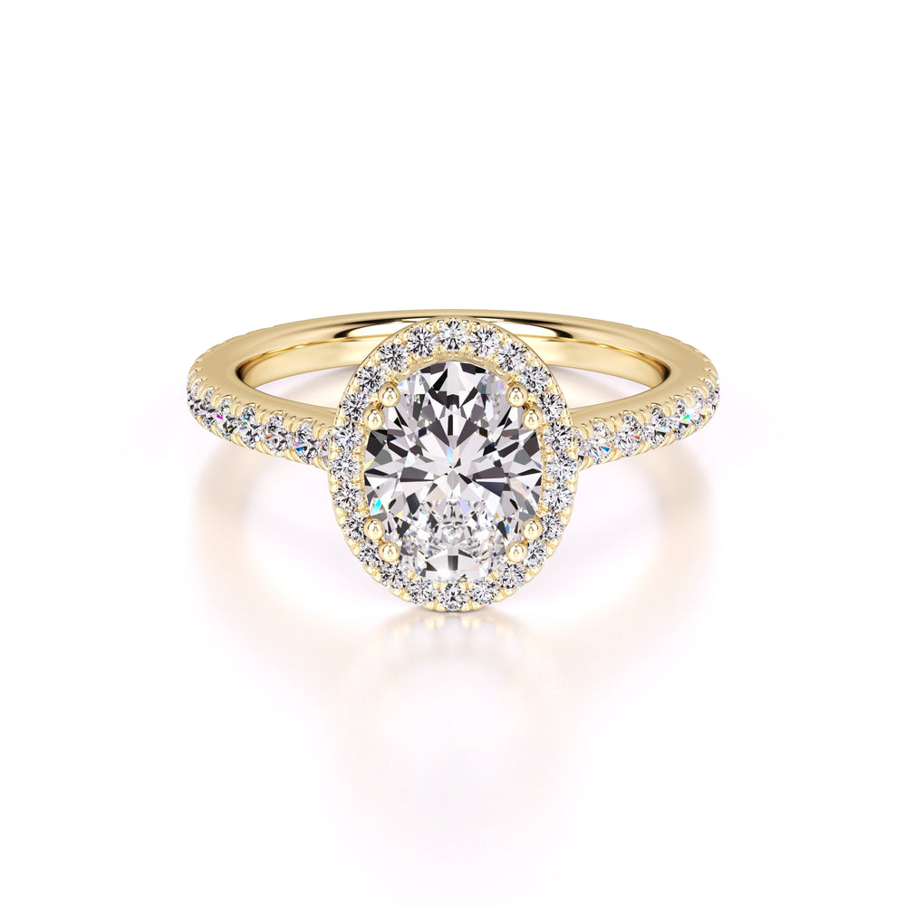 Clara Lab Grown Diamond Ring | Yellow Gold | 1