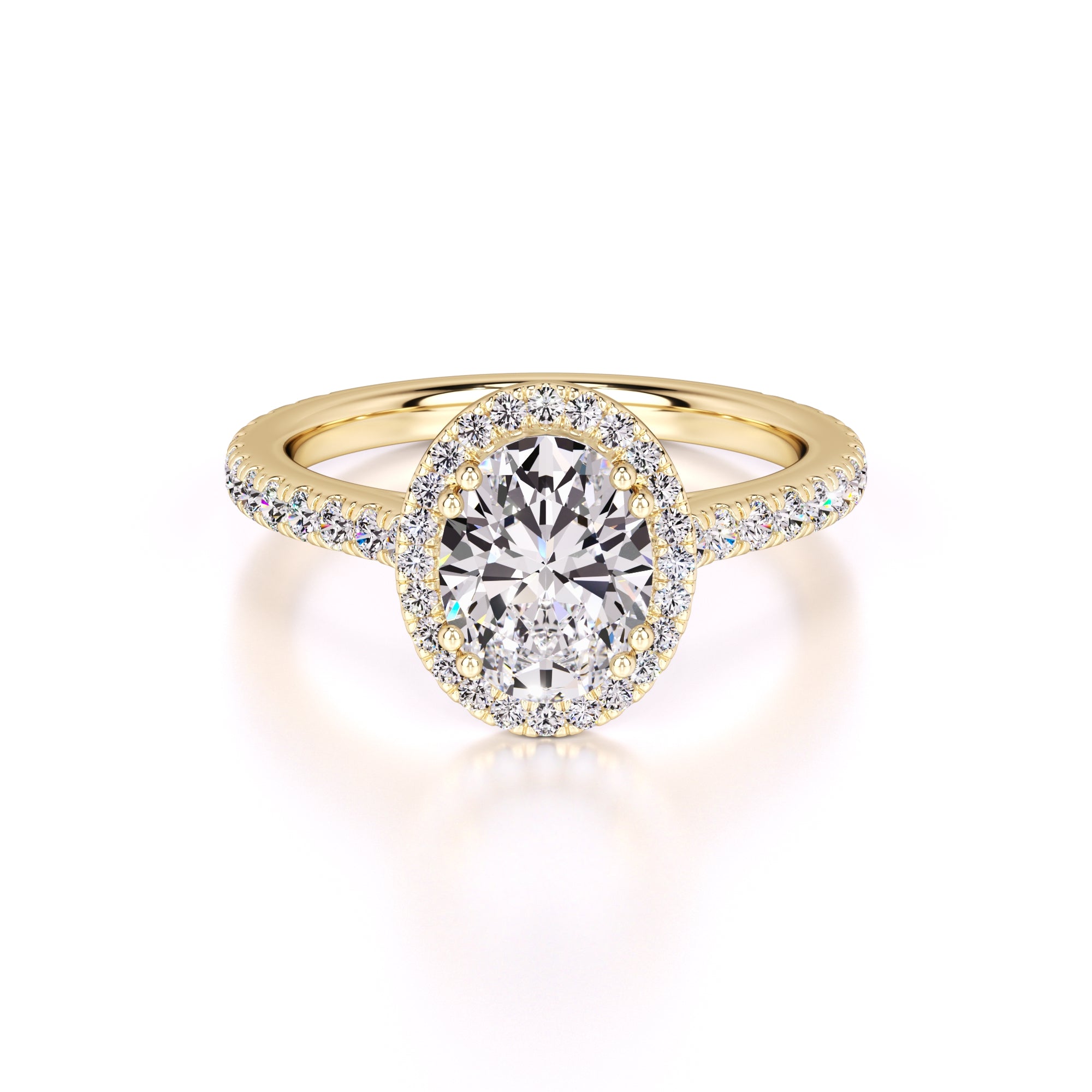 Clara Lab Grown Diamond Ring | Yellow Gold | 1