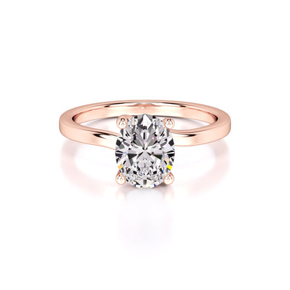 Diana Lab Grown Diamond Ring | Rose Gold | 1