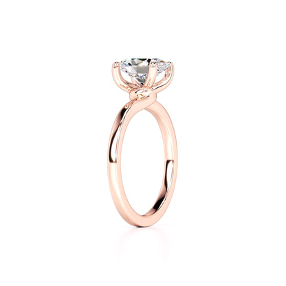 Diana Lab Grown Diamond Ring | Rose Gold | 3