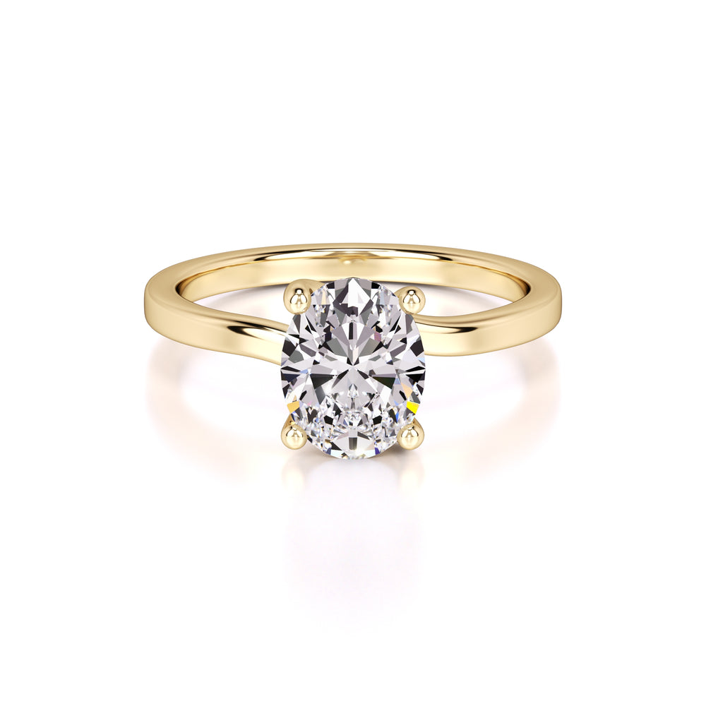 Diana Lab Grown Diamond Ring | Yellow Gold | 1